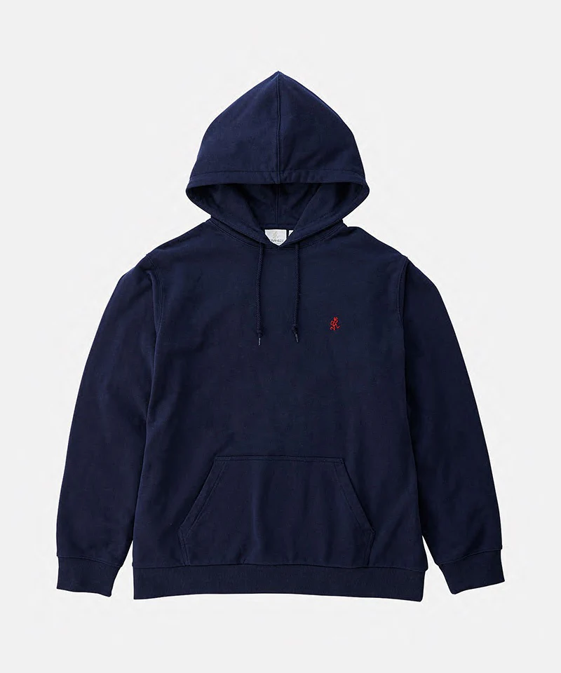 Gramicci One Point Hooded Sweat - Navy Pigment