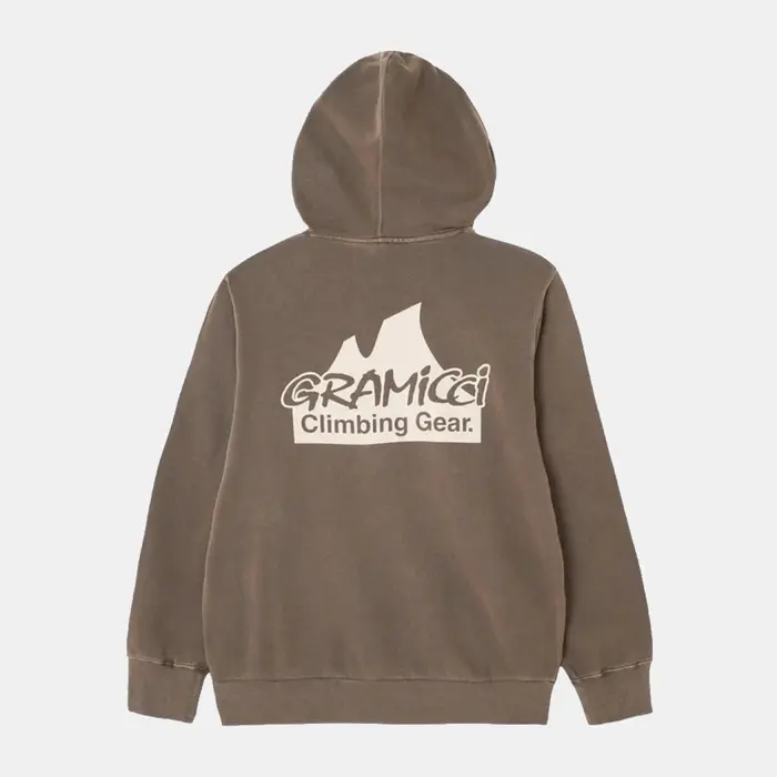 Gramicci Climbing Gear Hooded Sweat - Brown Pigment