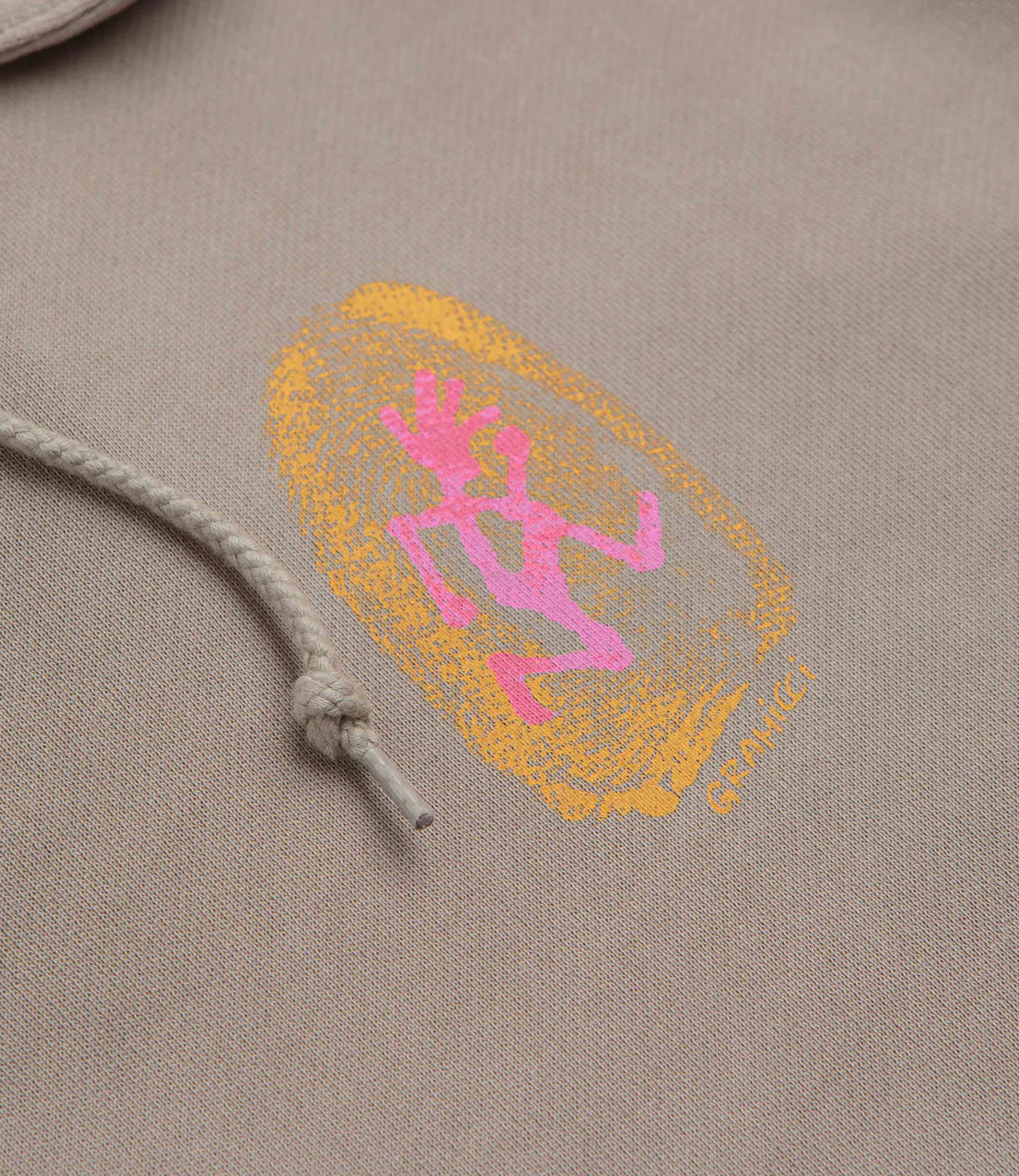 Gramicci Thumbprint Hooded Sweatshirt - Sand Pigment