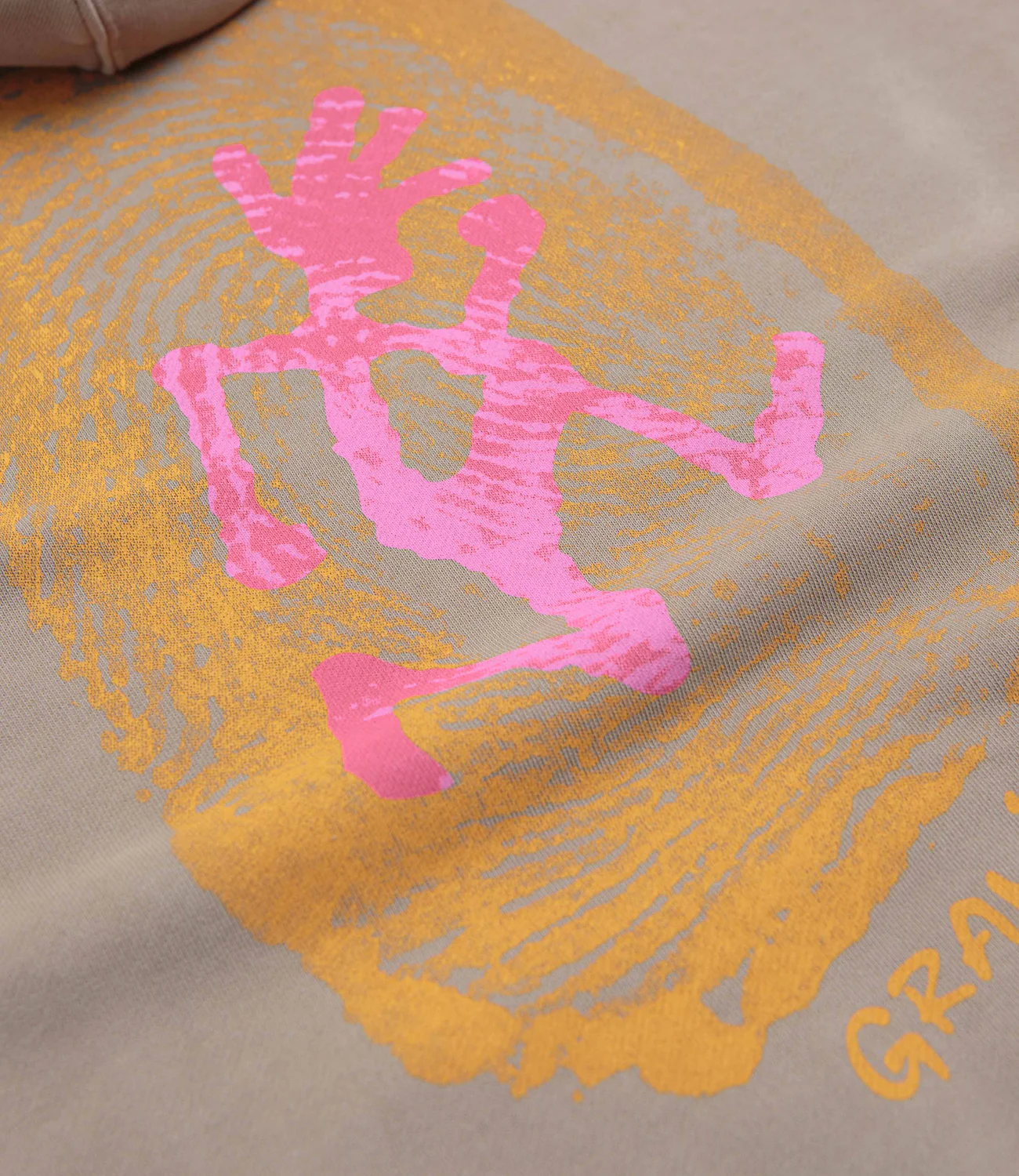 Gramicci Thumbprint Hooded Sweatshirt - Sand Pigment