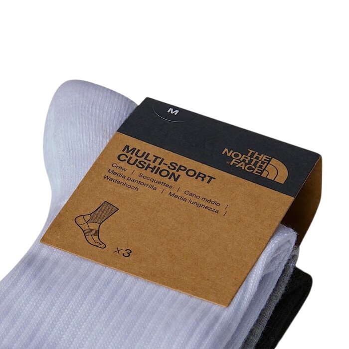 The North Face Multi-Sport Cushion Crew Socks - Black Assorted