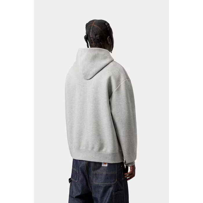 Carhartt WIP W' Hooded Alda Jacket - Grey Heather/White