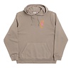 Thumbprint Hooded Sweatshirt - Sand Pigment