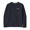 M's L/S P-6 Logo Responsibili Tee - New Navy
