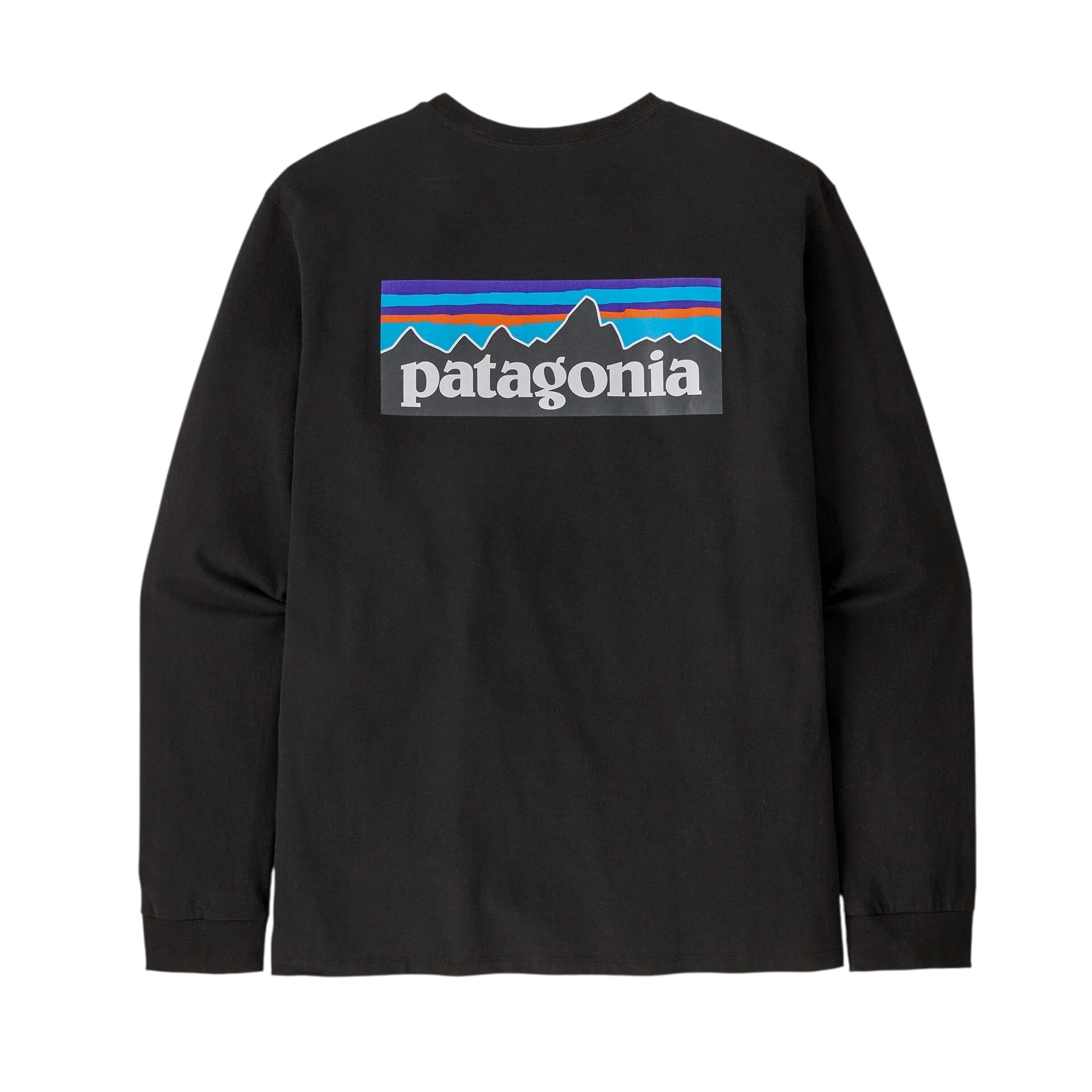Patagonia M's L/S P-6 Logo Responsibili Tee - Black