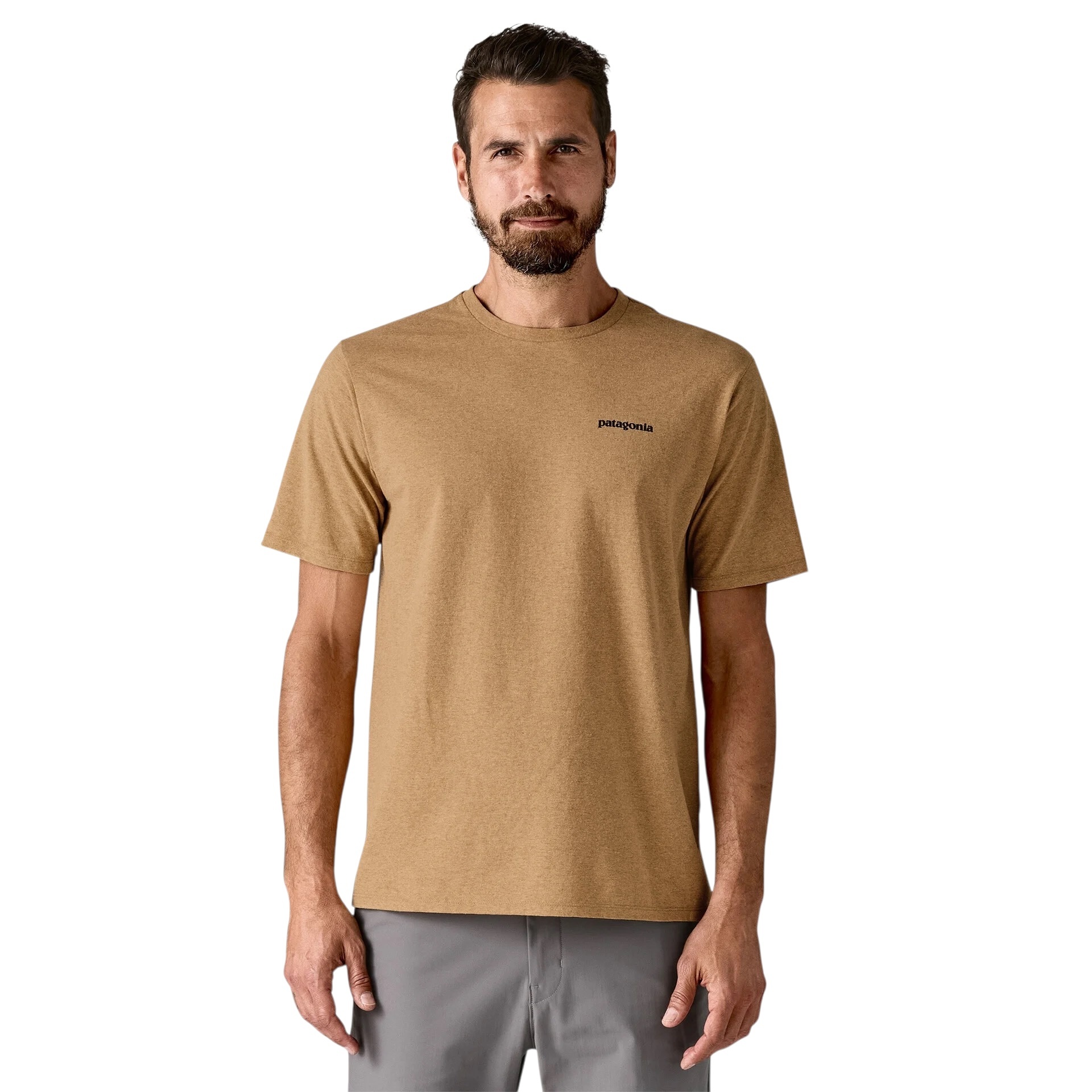 Patagonia M's P-6 Logo Responsibili Tee - Talon Gold