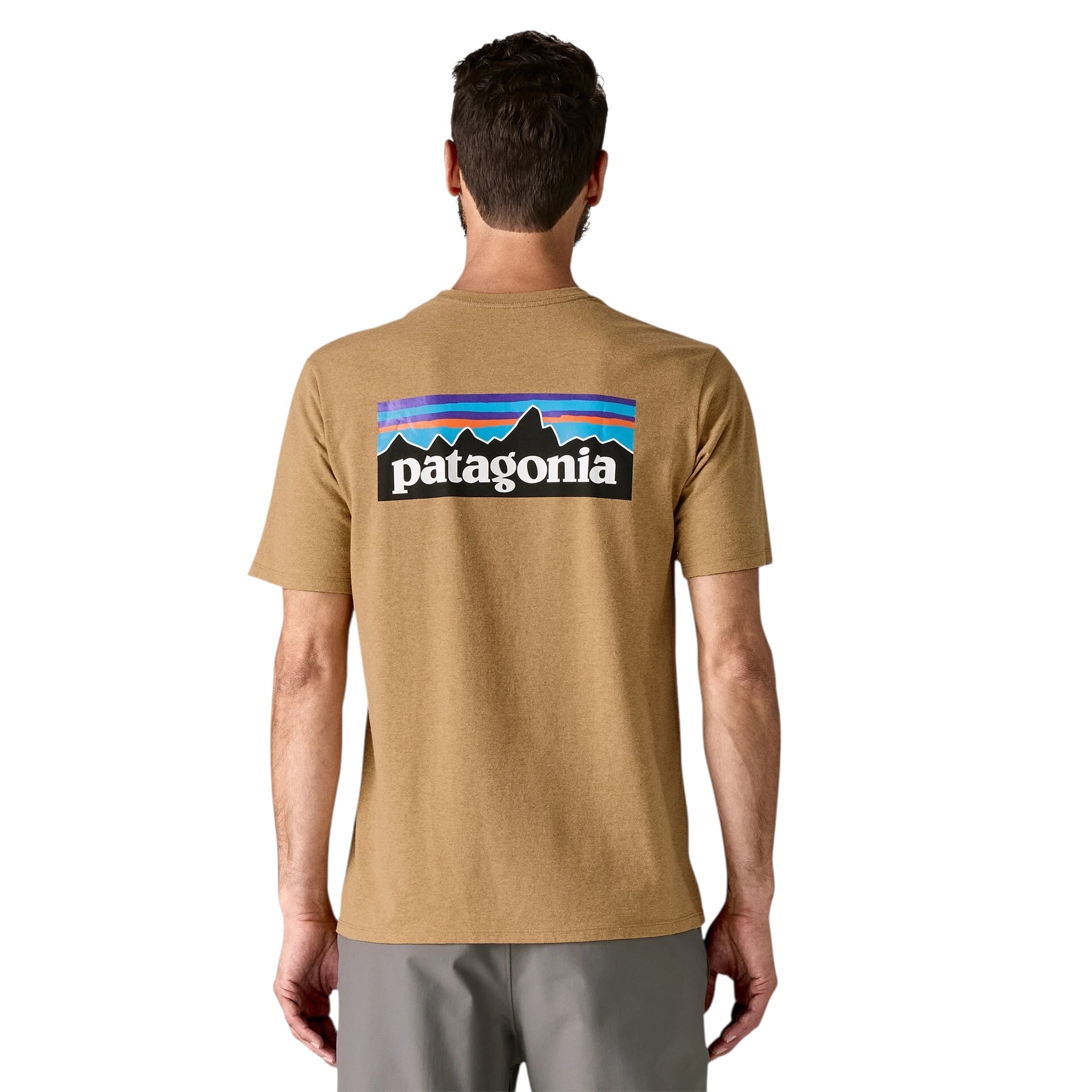 Patagonia M's P-6 Logo Responsibili Tee - Talon Gold