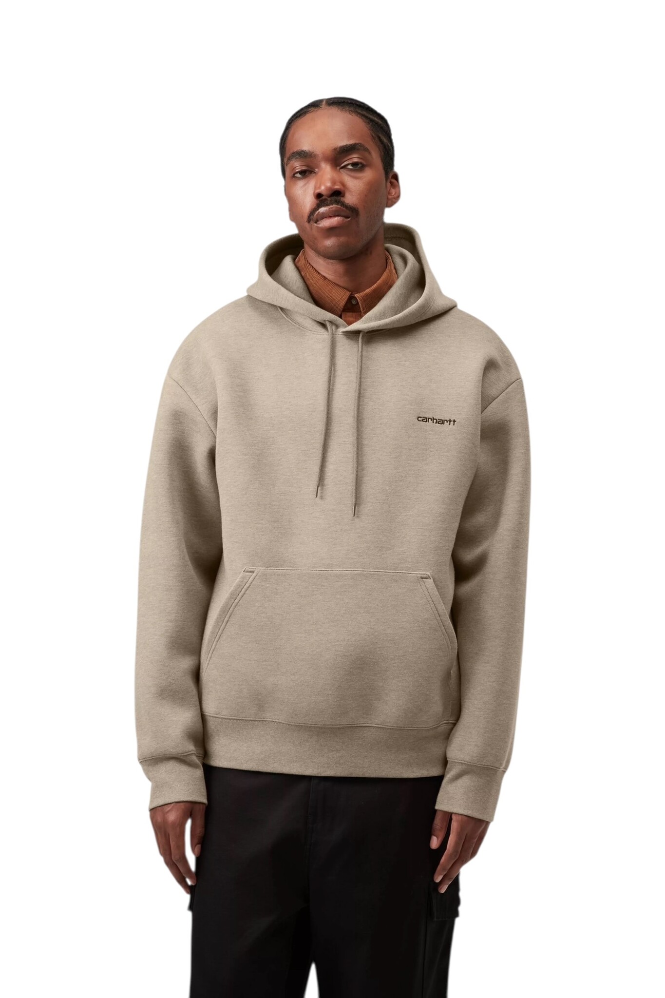 Carhartt WIP Hooded Alda Sweat - Brass/Black