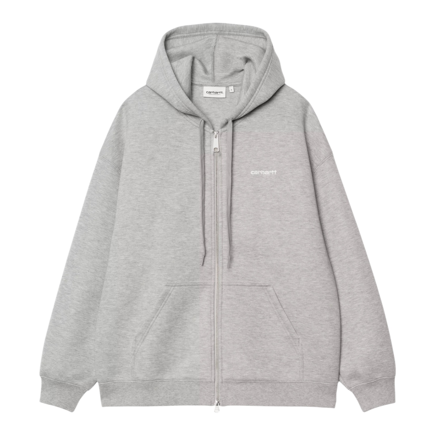 Carhartt WIP W' Hooded Alda Jacket - Grey Heather/White
