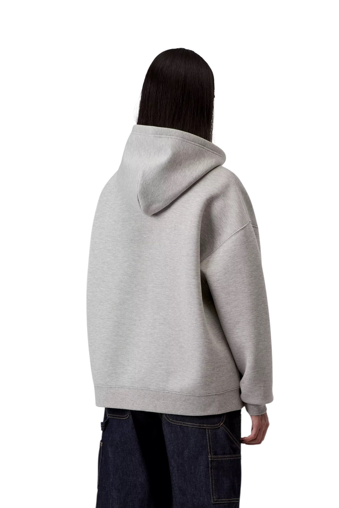 Carhartt WIP W' Hooded Alda Jacket - Grey Heather/White