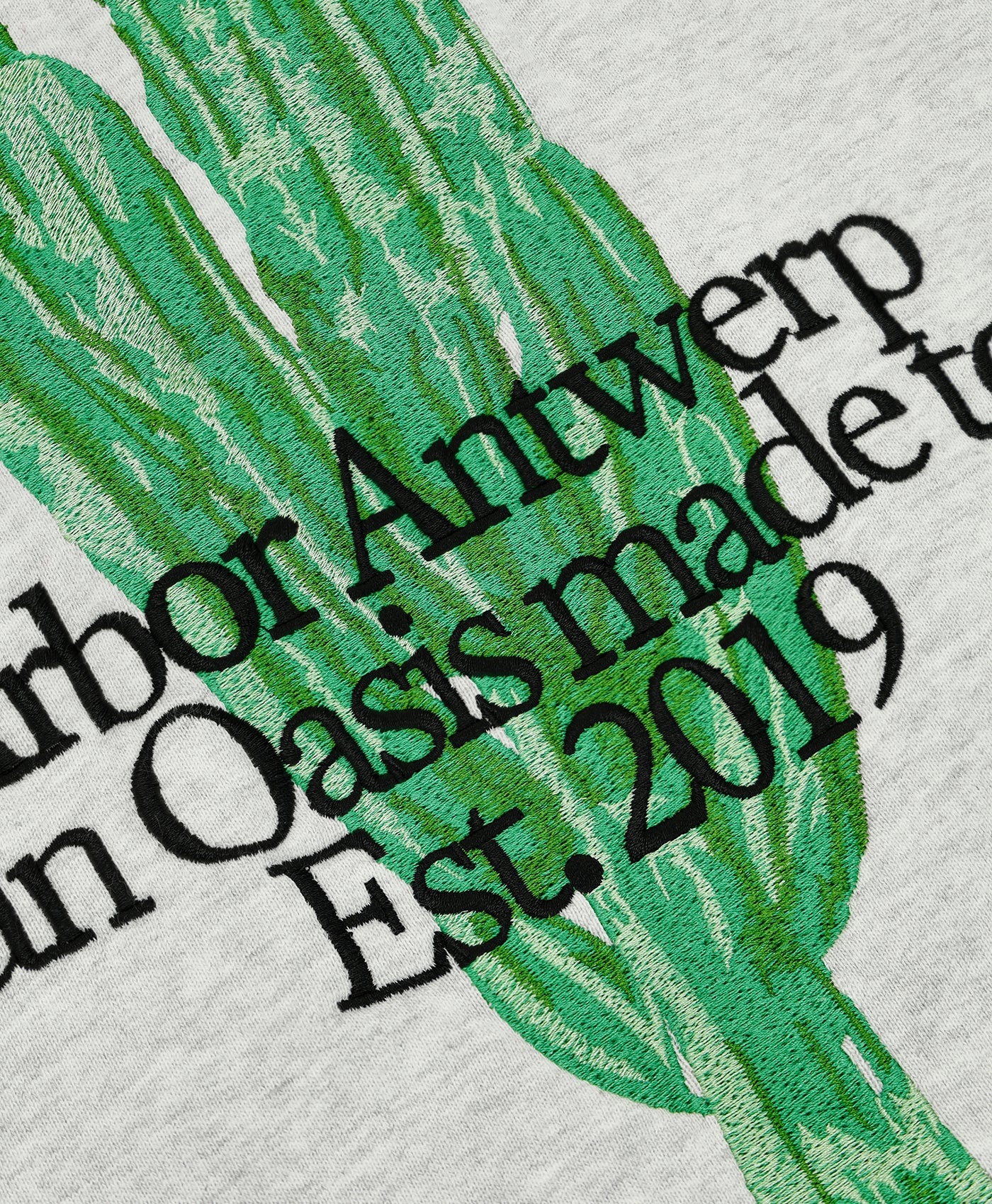 Arbor Antwerp Big Cactus Crewneck - Grey