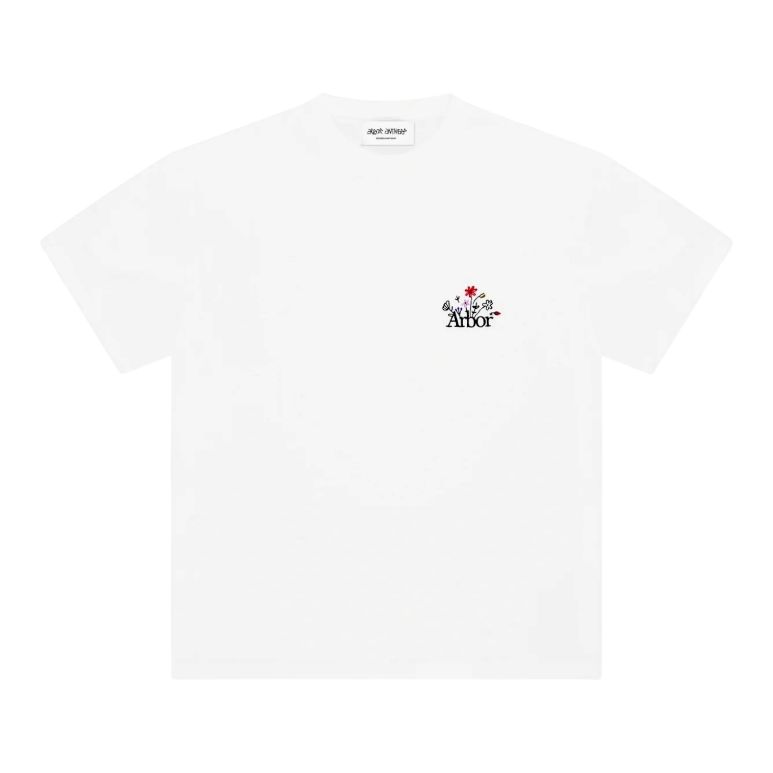 Arbor Antwerp Flower Garden T-shirt - White