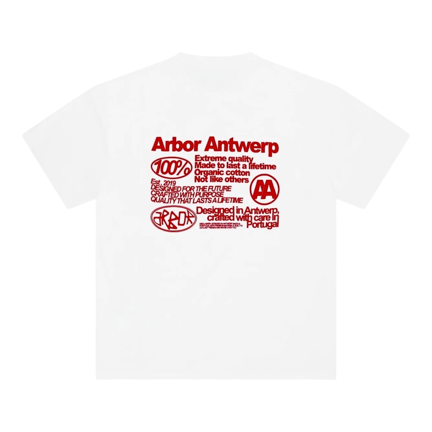 Arbor Antwerp Quality T-shirt - Red