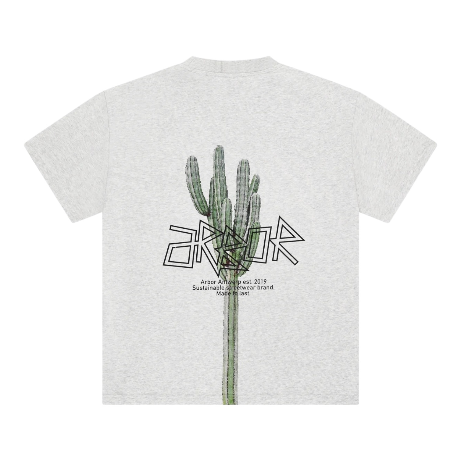 Arbor Antwerp Pixle Cactus T-shirt - Melange