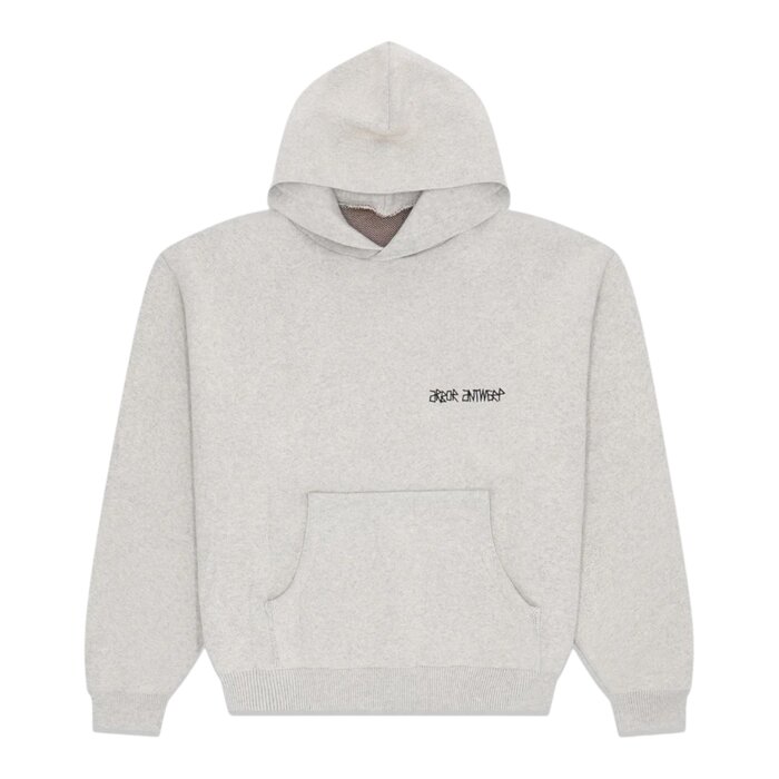 Arbor Antwerp Flower Garden Knitted Hoodie - Grey