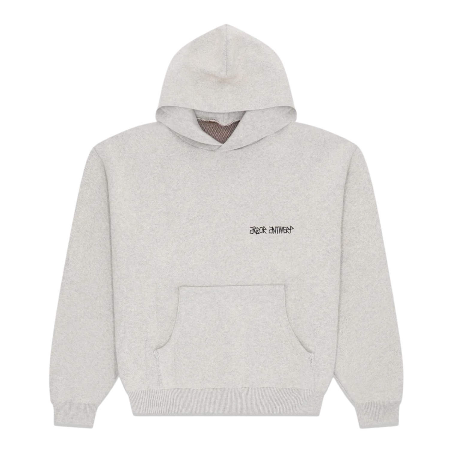 Arbor Antwerp Flower Garden Knitted Hoodie - Grey