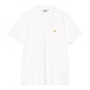 S/S Chase Pique Polo - White/Gold