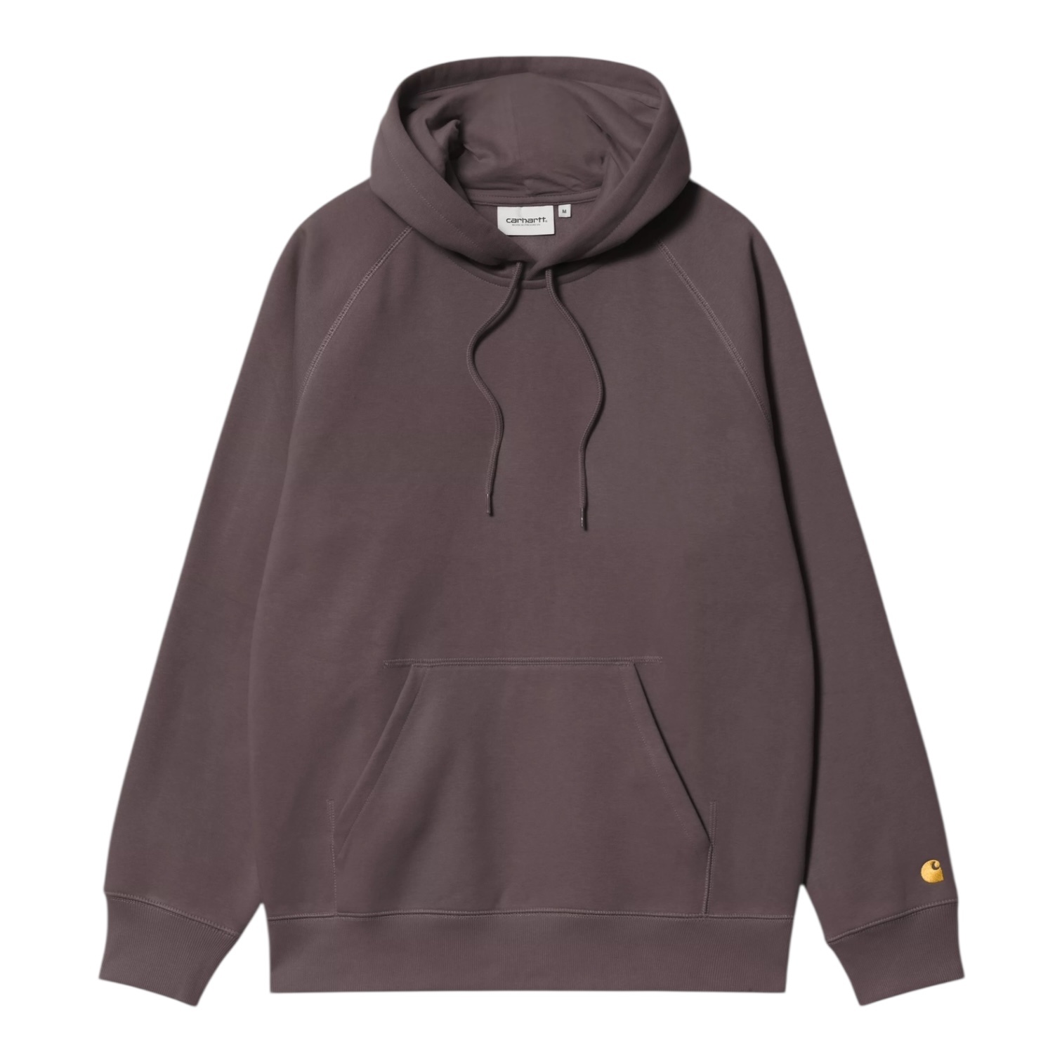 Carhartt WIP Hooded Chase Sweat - Shale/Gold