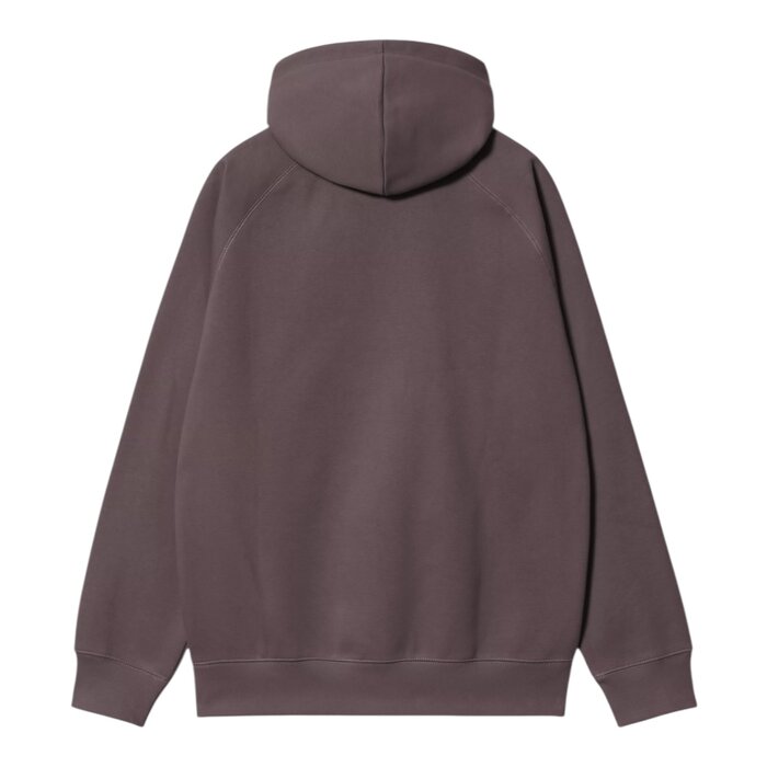 Carhartt WIP Hooded Chase Sweat - Shale/Gold