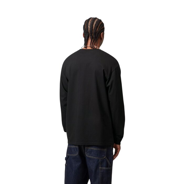 Carhartt WIP L/S Chase T-shirt - Black/Gold