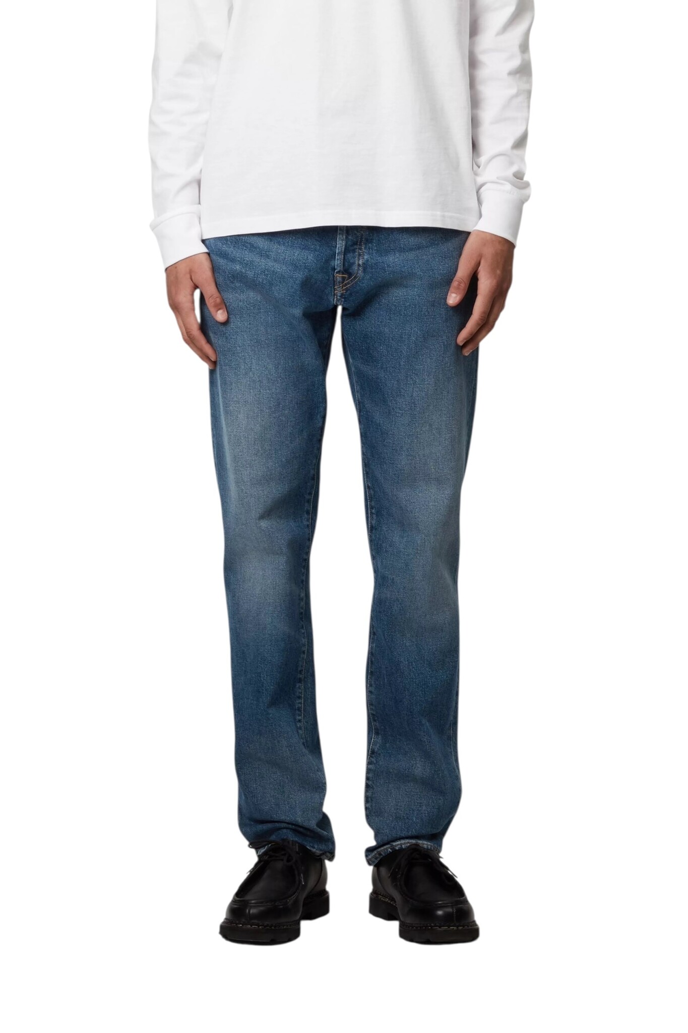 Carhartt WIP Klondike Pant  - Blue (Mid Used Wash)