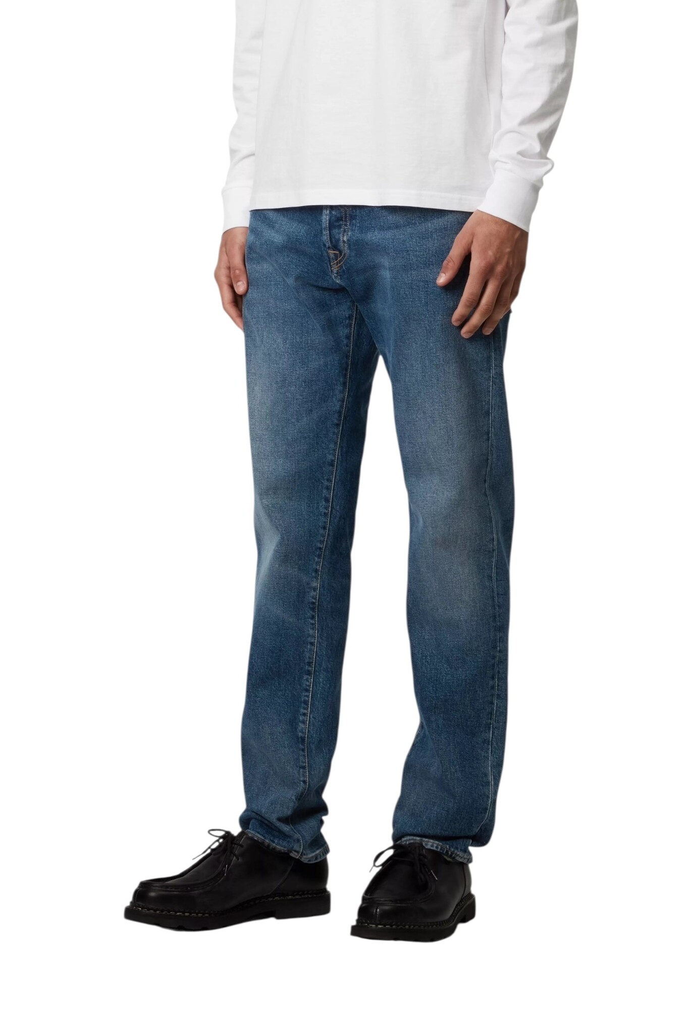 Carhartt WIP Klondike Pant  - Blue (Mid Used Wash)