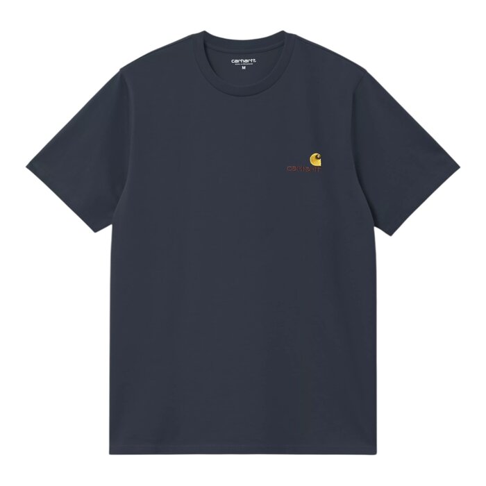 Carhartt WIP S/S American Script T-Shirt Deep Night