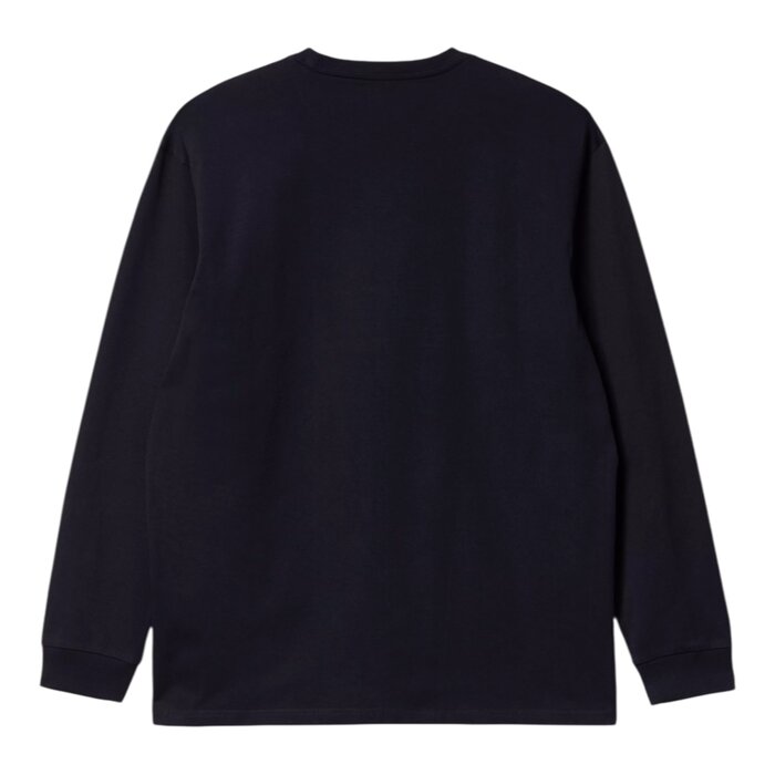 Carhartt WIP L/S Chase T-Shirt Dark Navy / Gold