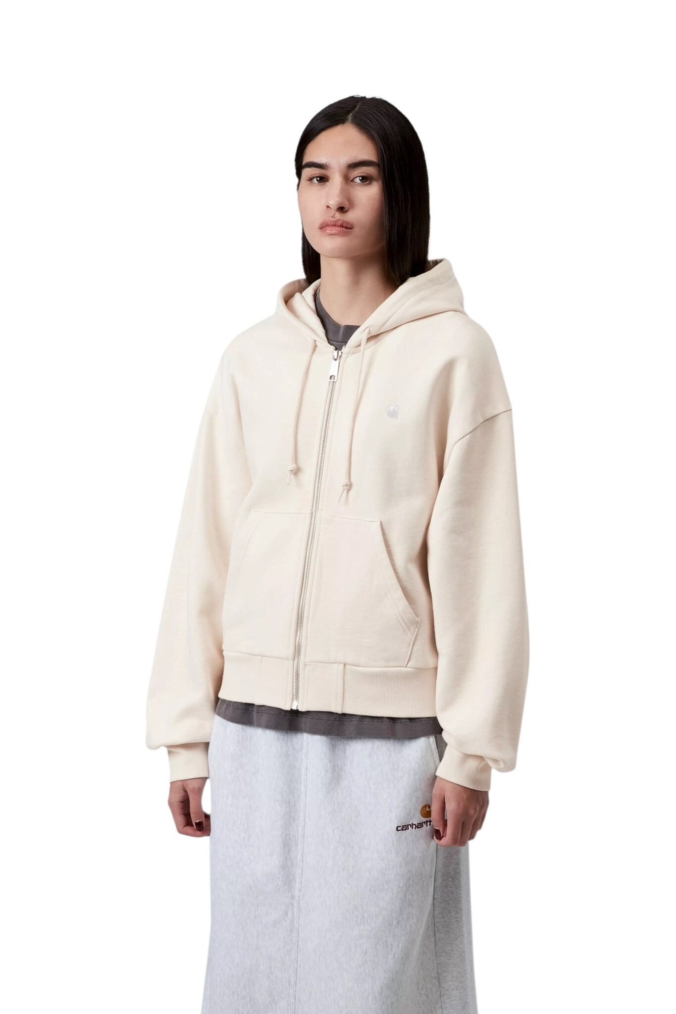 Carhartt WIP W' Hooded Casey Jacket - Cinnerus/Silver