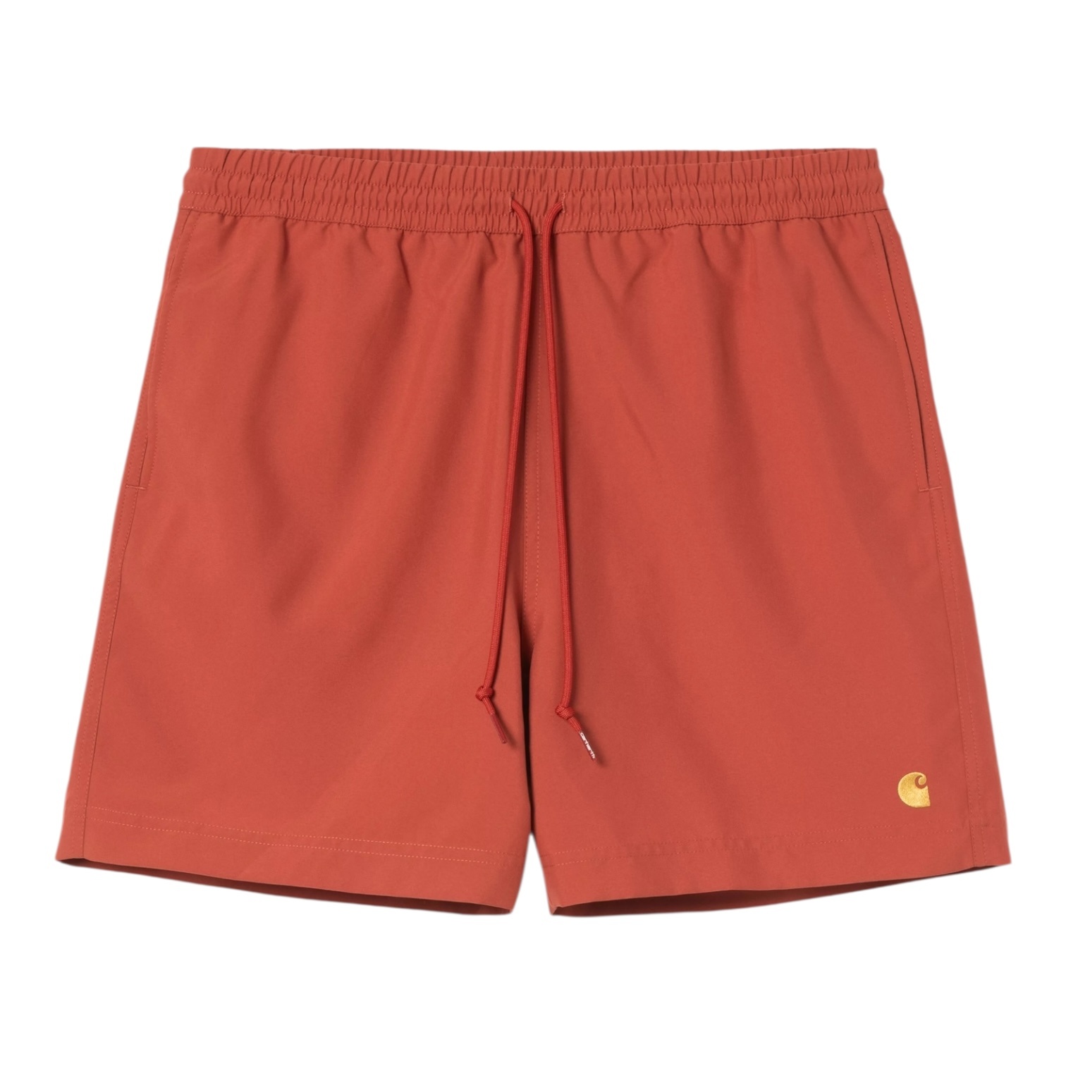 Carhartt WIP Chase Swim Trunks - Oxide Red/Gold