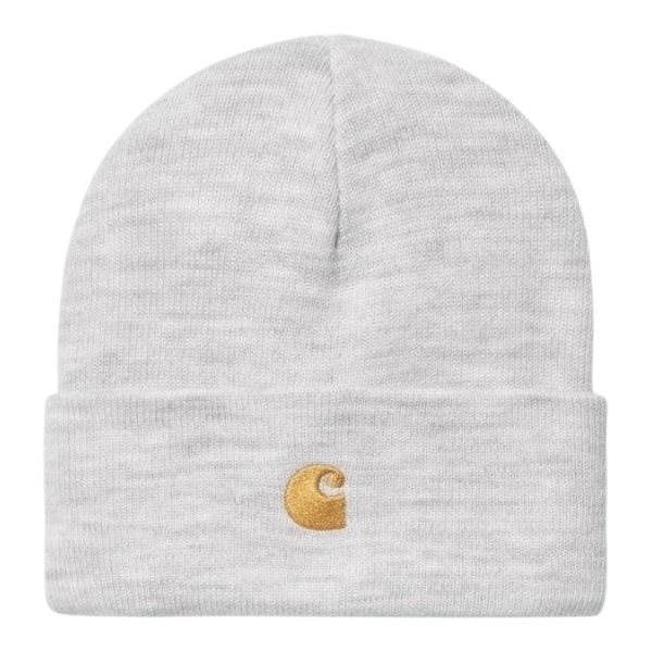 Carhartt WIP Chase Beanie - Ash Heather/Gold