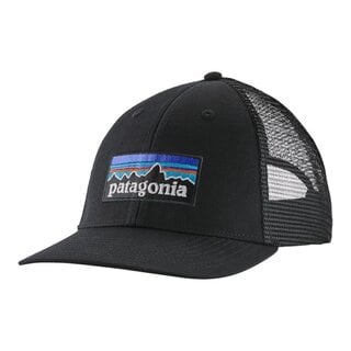 Patagonia P-6 Logo LoPro Trucker Hat - Black