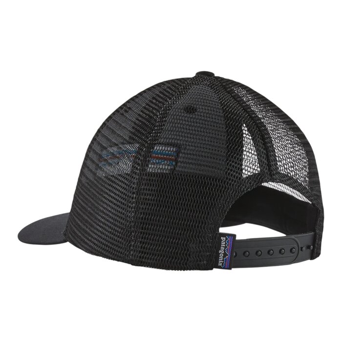 Patagonia P-6 Logo LoPro Trucker Hat - Black