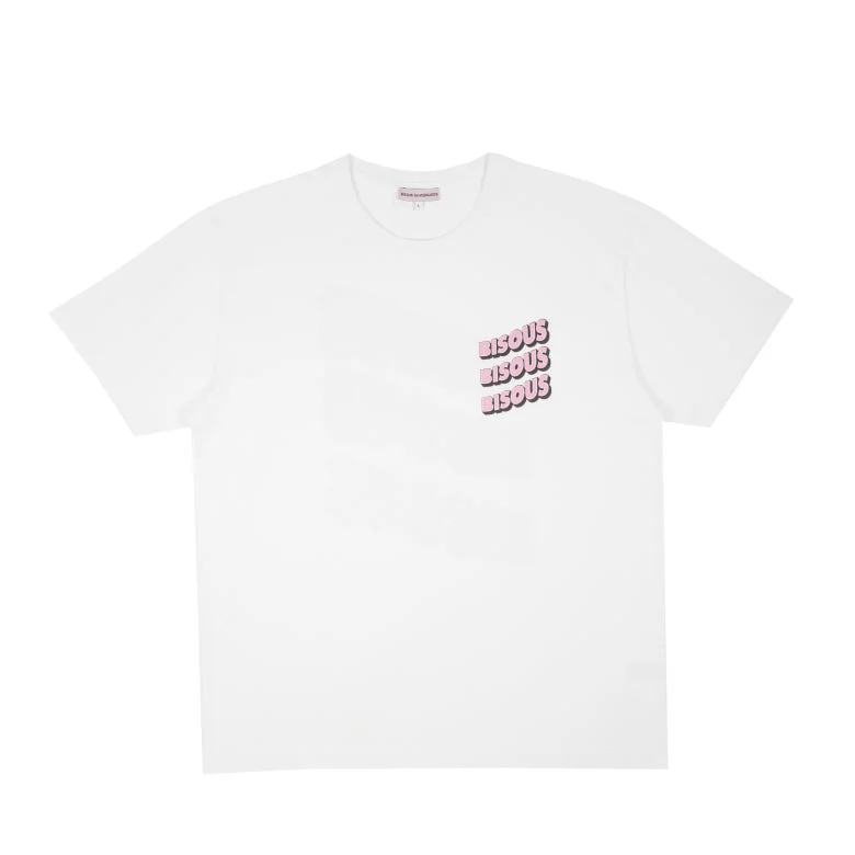 Bisous Skateboards Sonics T-Shirt - White