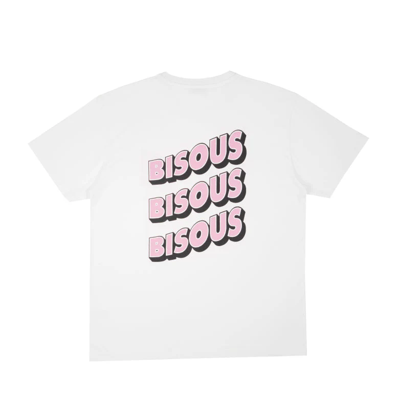 Bisous Skateboards Sonics T-Shirt - White