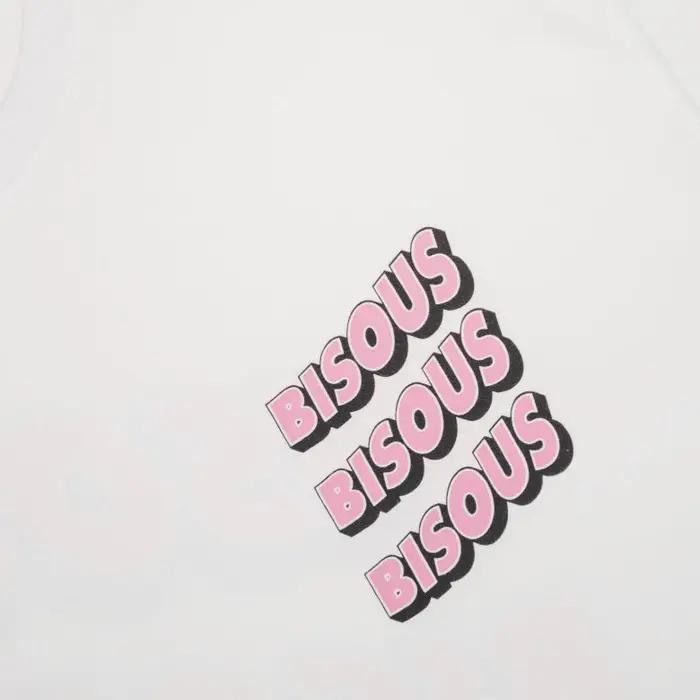 Bisous Skateboards Sonics T-Shirt - White