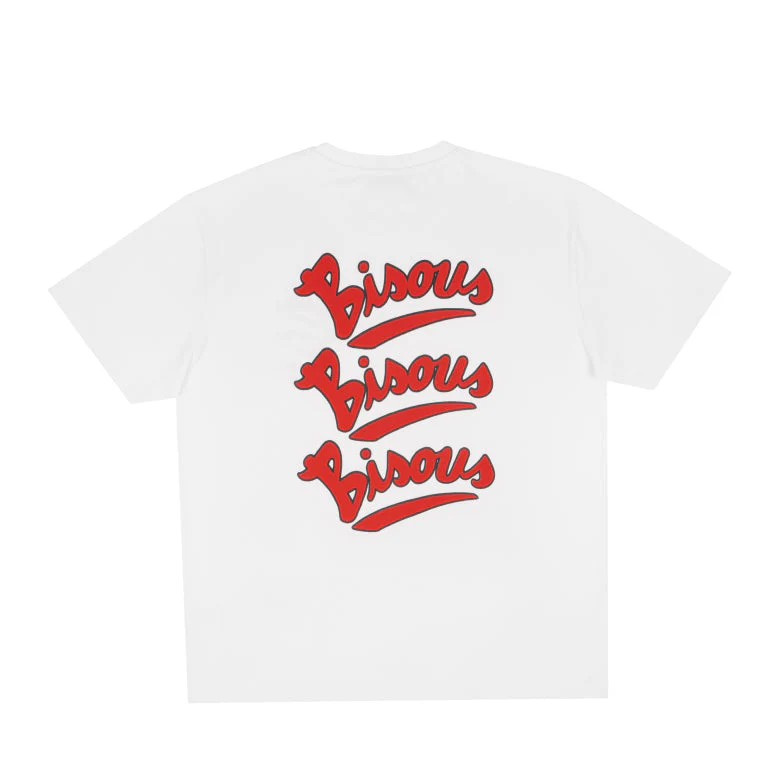 Bisous Skateboards Gianni T-Shirt - White