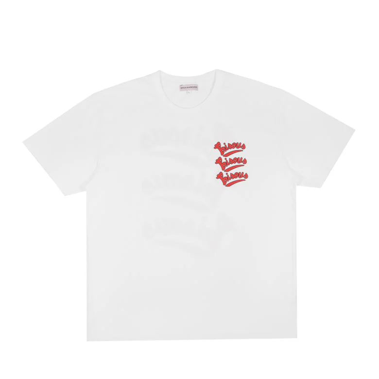 Bisous Skateboards Gianni T-Shirt - White