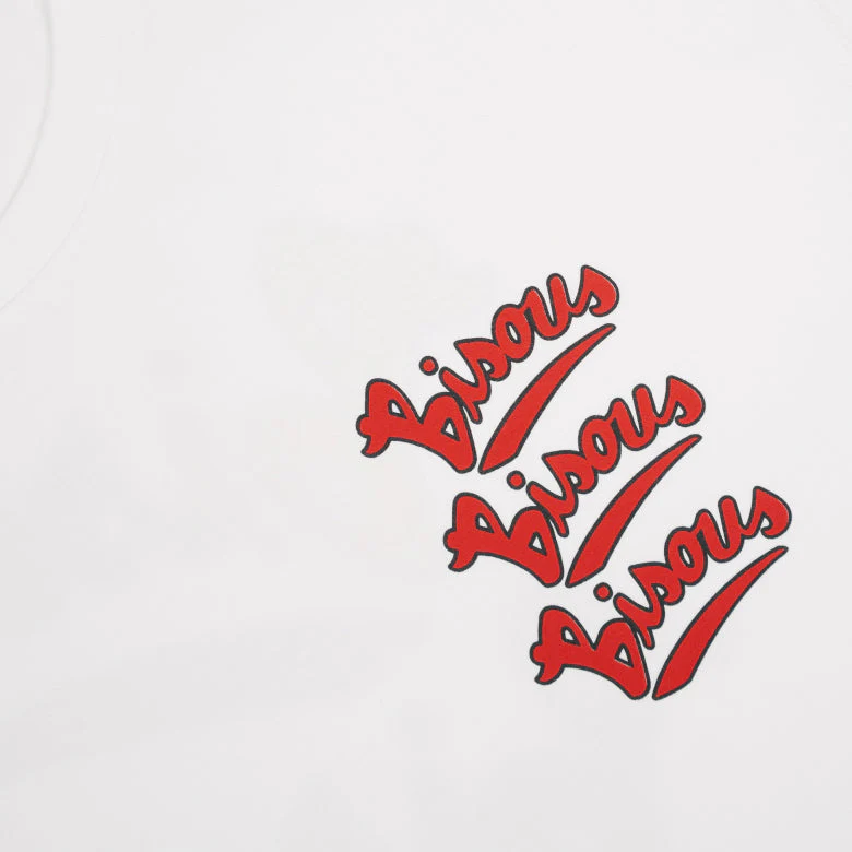 Bisous Skateboards Gianni T-Shirt - White