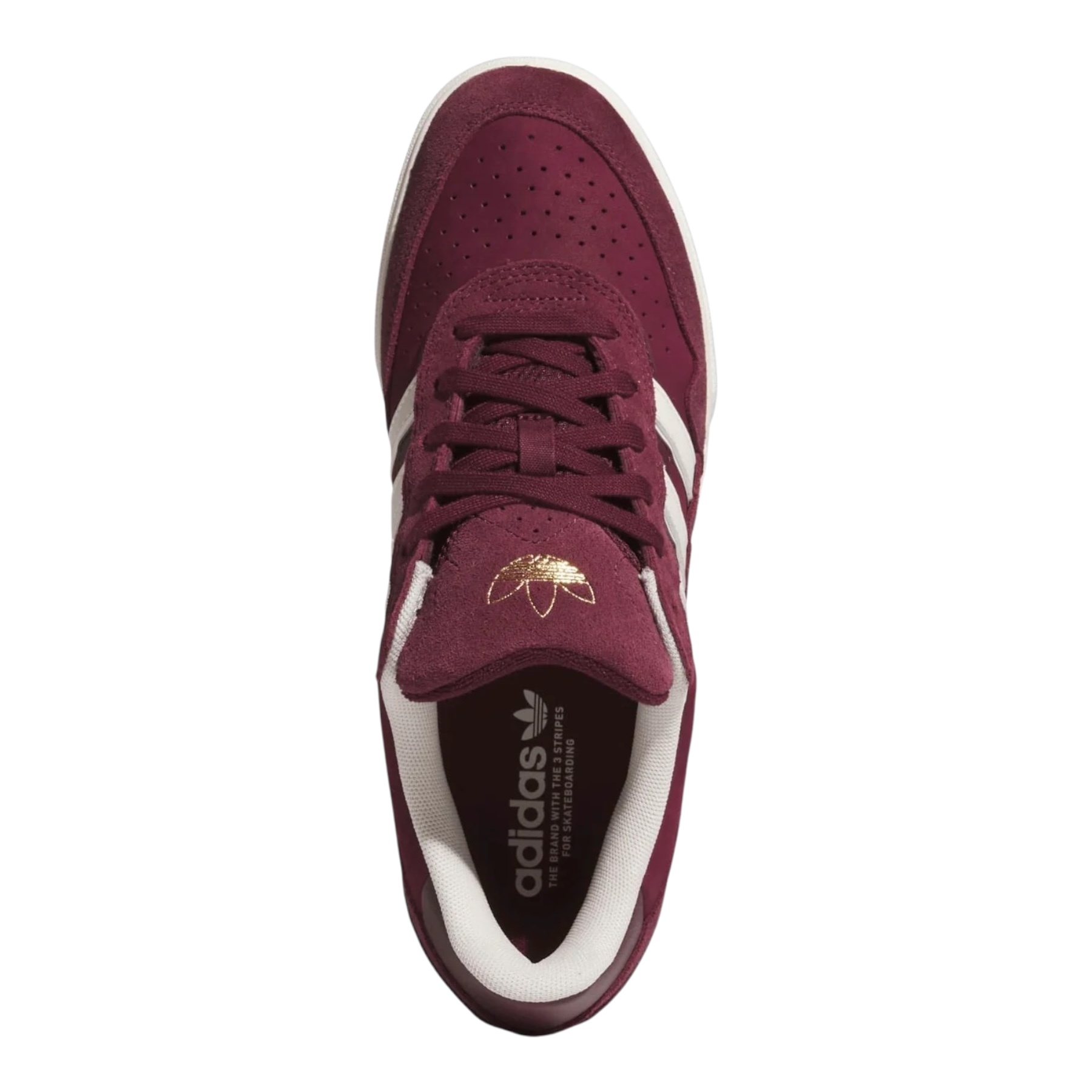 Adidas Skateboarding Tyshawn II - Maroon/Cloud White/Gold Metallic