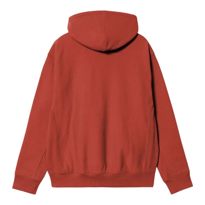Carhartt WIP Hooded American  Script - Oxide Red