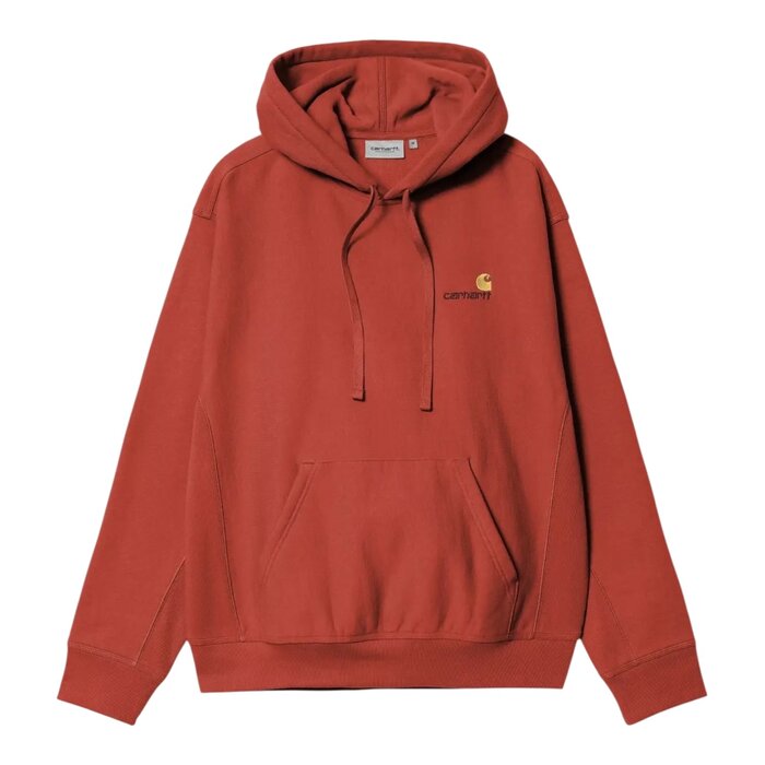 Carhartt WIP Hooded American  Script - Oxide Red