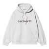 Hooded Carhartt Sweat - Ash Heather/Cozy Purple