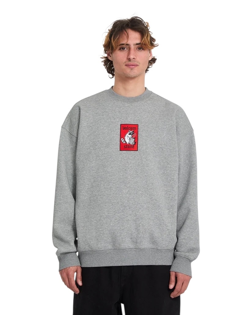 Volcom Rockout Crew - Heather Grey