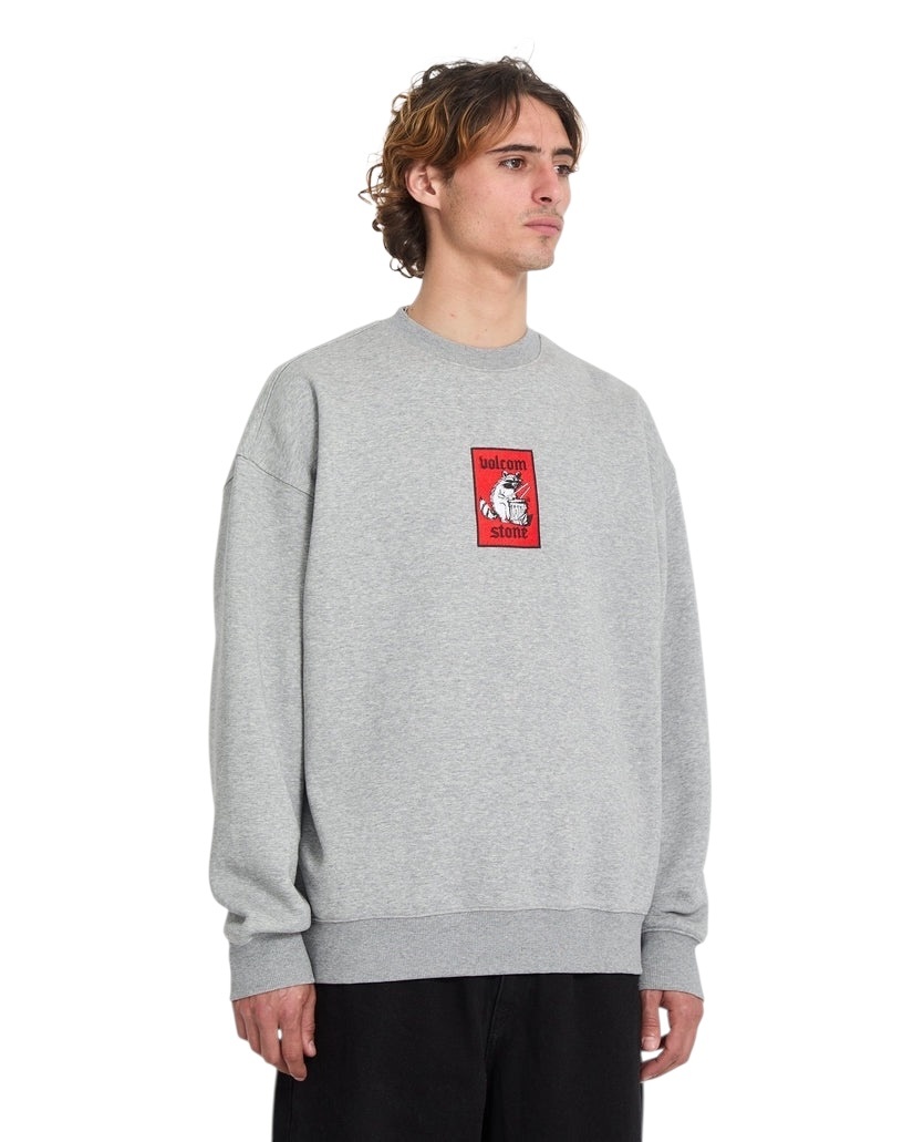Volcom Rockout Crew - Heather Grey