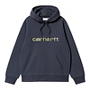 Hooded Carhartt Sweat - Deep Night/Gentle Green
