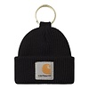 Mini Watch Hat Keychain - Black