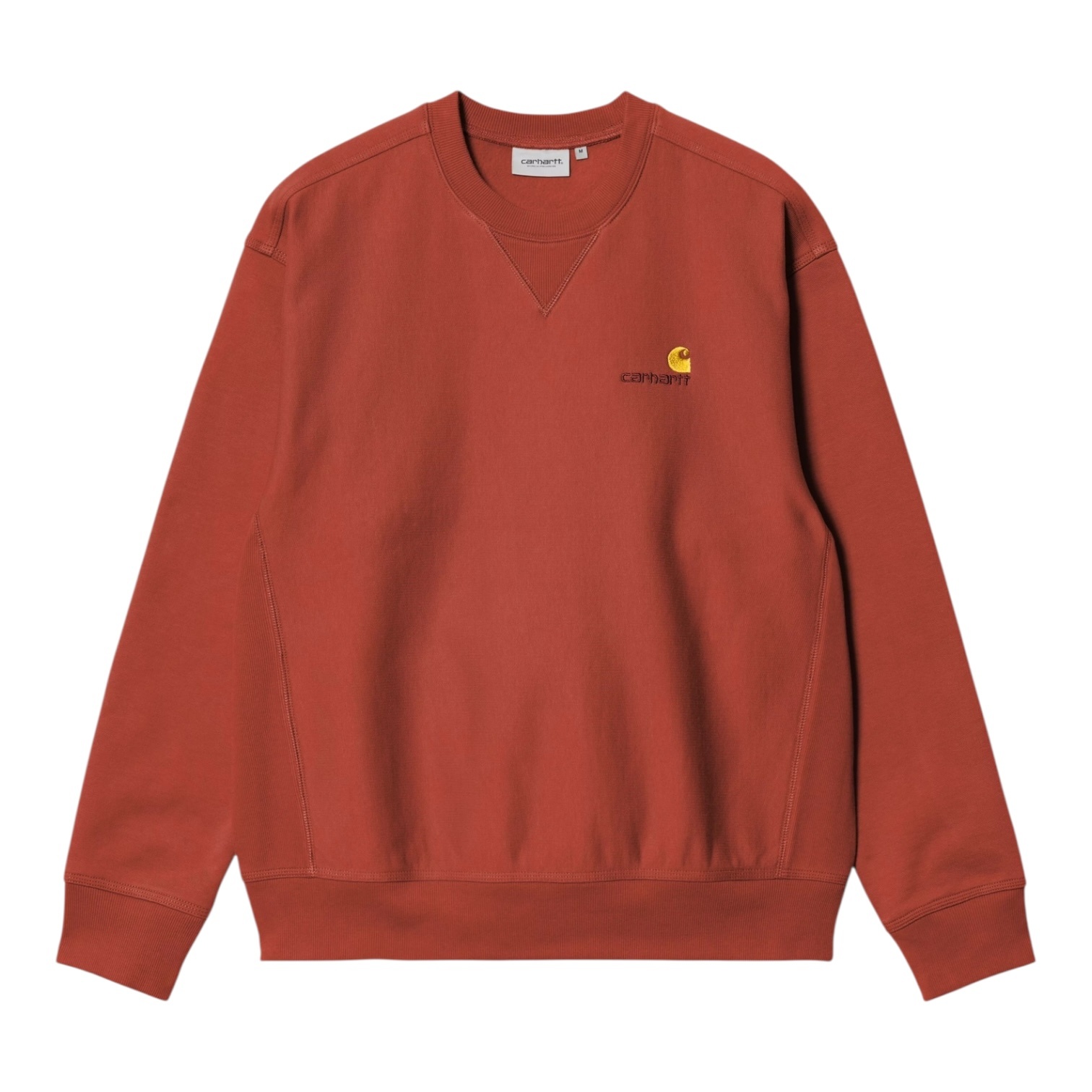 Carhartt WIP American Script Sweat - Oxide Red