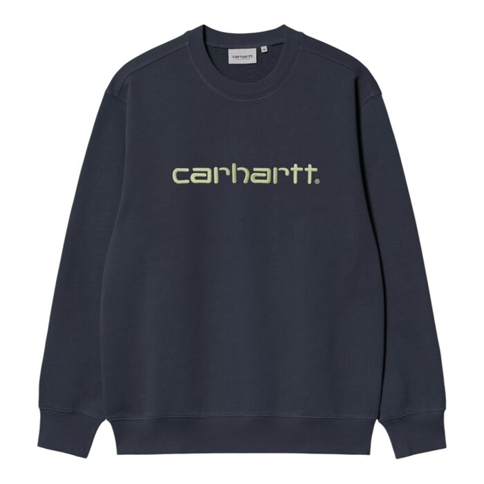Carhartt WIP Carhartt Sweat - Deep Night/Gentle Green