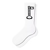 Locked Socks - White/Black